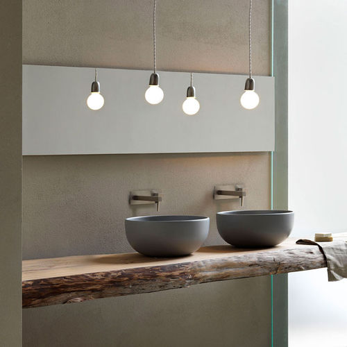 Aufsatzwaschbecken - SHUI - BRINA - Ceramica Cielo - Keramik / mit verstellbarem Spiegel / rund