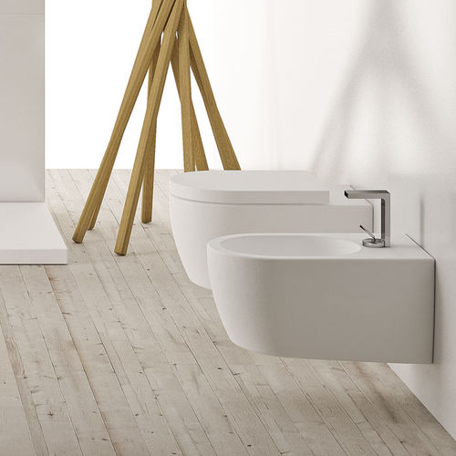 Wandhängendes WC - SMILE - TALCO - Ceramica Cielo - Keramik / liegend / mit eingebauter Spülung