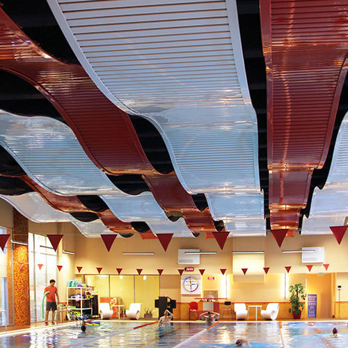 Metallzwischendecke - Luxalon® Curved Carrier - Hunter Douglas Architectural - Platten / für Büro / für Konferenzraum