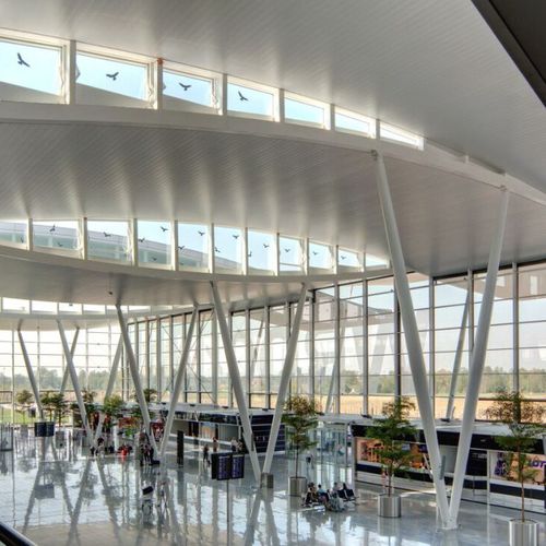 Aluminiumdeckensystem - LUXALON&reg; 300L - Hunter Douglas Architectural - Stahl / Platten / für Büro