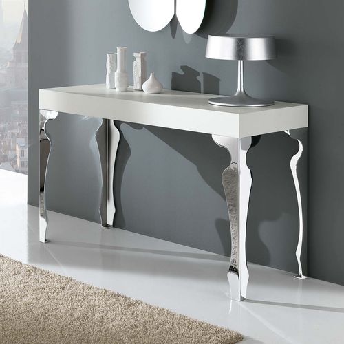 Moderner Konsolentisch - LUXURY - Riflessi - Holz / Stahl / Gestell aus Metall