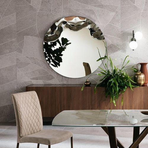 Wandmontierter Spiegel - VENERE  - Riflessi - modern / rechteckig / rund