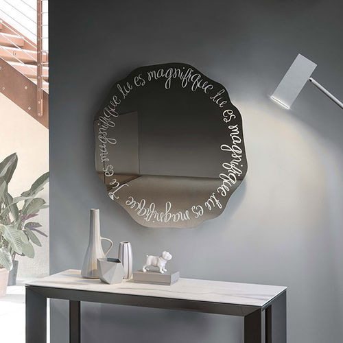 Wandmontierter Spiegel - MAGNIFIQUE - Riflessi - modern / transparent / vertikal