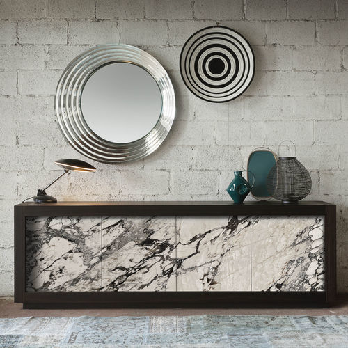Modernes Sideboard - PICASSO ANTA CERAMICA - Riflessi - Tanne / mit Regal / mit Schubladen