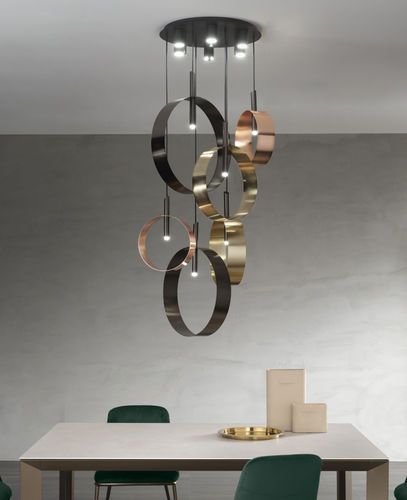 LED-Lampe - LOOP S6 - Riflessi - Hänge / aus lackiertem Metall / modern