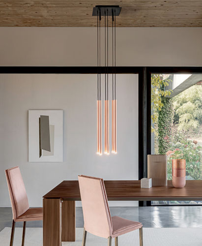 Hängelampe - STILO S6 - Riflessi - aus lackiertem Metall / modern / mit Kabel