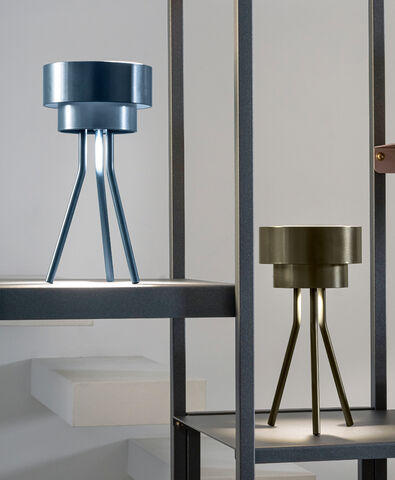 Tischlampe - PLANET T SMALL - Riflessi - Metall / modern / wiederaufladbar