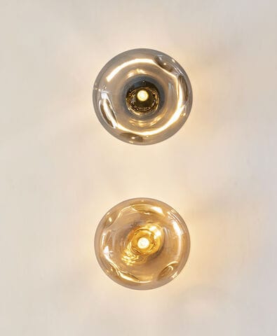 Moderne Wandleuchte - NUBOLA A  - Riflessi - für den Innenraum / Glas / aus lackiertem Metall
