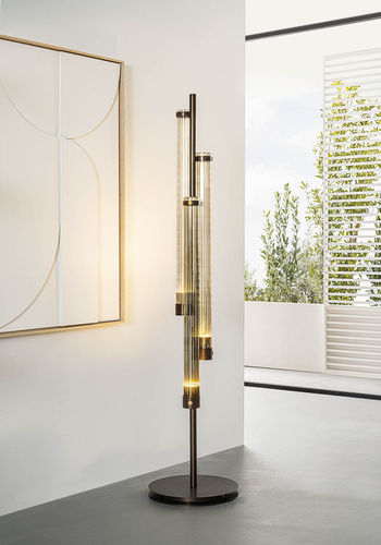 Stehleuchte - TUBE PT - Riflessi - Pyrex® / modern / mit Kabel