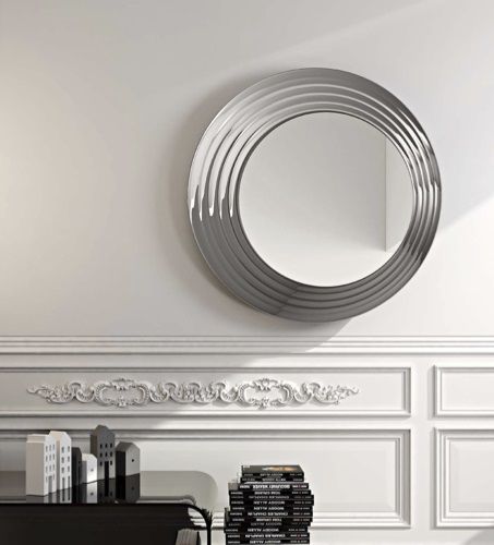 Wandmontierter Spiegel - QUEEN - Riflessi - modern / rund / oval