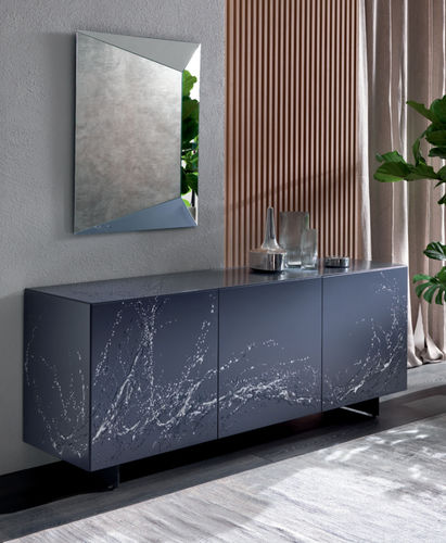 Modernes Sideboard - ESSENZIA ART - Riflessi - lackiertes Holz / weiß