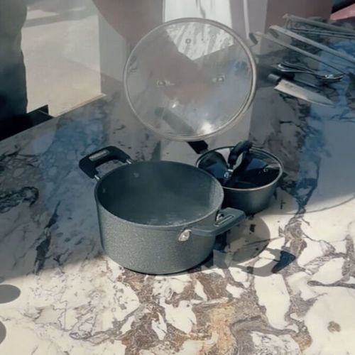 Kochplatte-Tisch - LIVING PIANO COTTURA - Riflessi - modern / Keramik / Gestell aus gestrichenem Metall