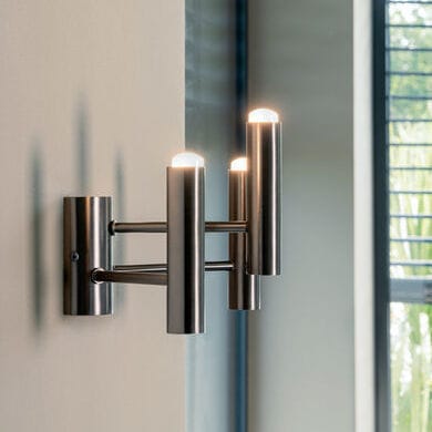 Moderne Wandleuchte - CHARME A - Riflessi - für den Innenraum / lackiertes Metall / zylinderförmig