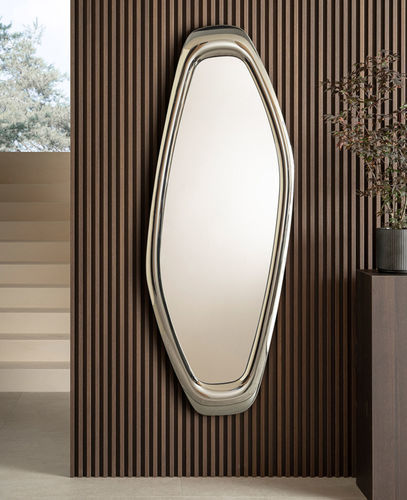 Wandmontierter Spiegel - SOUL  - Riflessi - modern / silberfarben / Bronze-Look