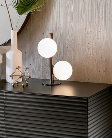 Tischlampe - TWIST T - Riflessi - Metall / Glas / modern