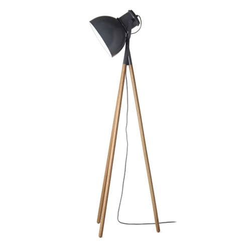 Stehleuchte - INDUSTRY - Frandsen Lighting - Metall / Eiche / modern