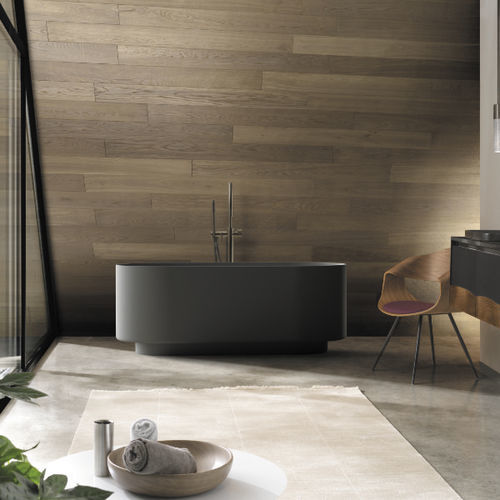 Ovale Badewanne - FLY  - A. e T. ITALIA - freistehend / für Wohnungen / Keramik