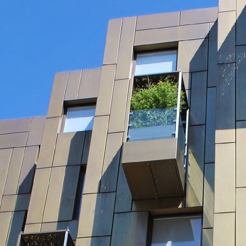 Hinterlüftete Fassade / Aluminium - CGL RAINSCREEN SYSTEM  - CGL - Zink / Kupfer / Edelstahl