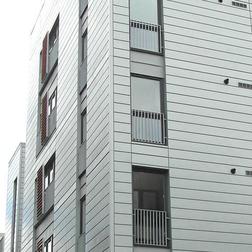 Hinterlüftete Fassade / Aluminium - CGL WALLPLANK SYSTEM - CGL - Zink / Kupfer / Folie