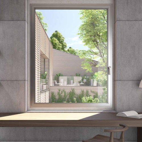Aluminiumfenster - NC 75 STH HES SLIM - METRA Building - Flügel / mit Doppelverglasung / zweiflügelig