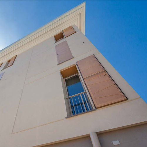 Schiebe-Fensterladen - LINE - METRA Building - Aluminium / Holzoptik / Sicherheit