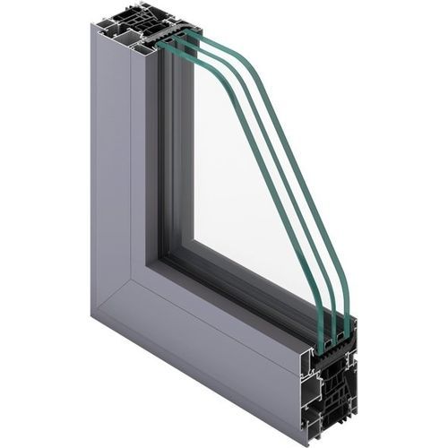 Glasfenster - NC 75 HES P16 - METRA Building - Aluminium / Flügel / feststehend