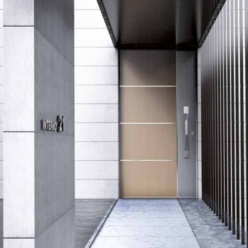 Verkleidungspaneel - METRA Building - für Tür / Stahl / glatt