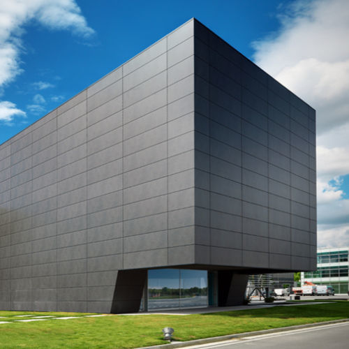 Hinterlüftete Fassade / Aluminium - URANO  - METRA Building - Keramik