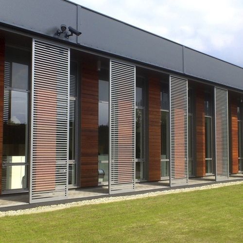 Schiebe-Fensterladen - MILANO - METRA Building - Stahl / Aluminium / Mattfinish