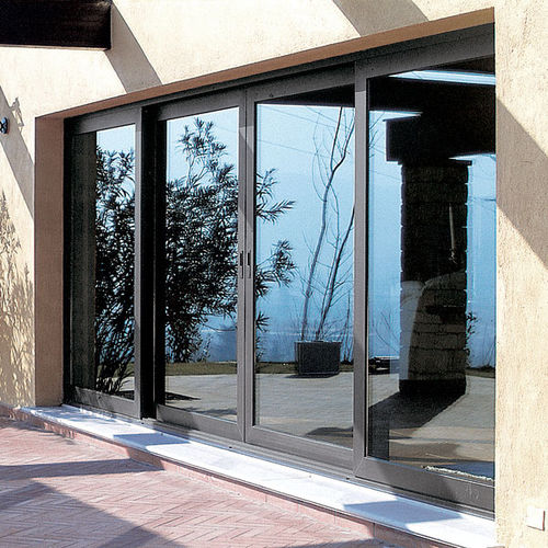Glasschiebetür - NC-S 65 STH - METRA Building - Aluminium / mit Doppelverglasung / Sicherheit