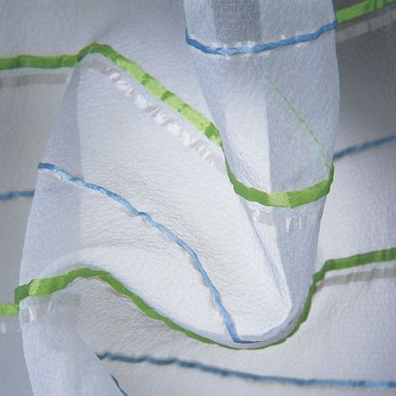 Streifenmuster-Gardine - ANDORRA - NYA NORDISKA - Seide / Polyester