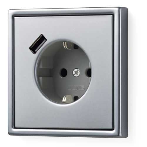 USB-Steckdose - LS 990 - ALBRECHT JUNG GMBH & CO. KG - Mehrfach / wandmontiert / Unterputz