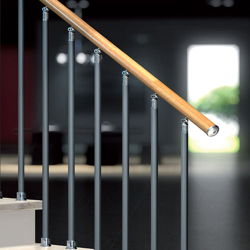 Metallgeländer - CZ - Mobirolo - mit Stangen / für den Innenraum / für Treppen