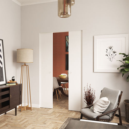 Tür für Innenbereich - ABSOLUTE EVO: DOUBLE DOOR - Ermetika - Holz / Schiebe / modern