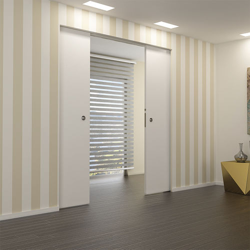 Tür für Innenbereich - ABSOLUTE EVOKIT: DOUBLE DOOR - Ermetika - Holz / Schiebe / modern