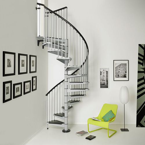 Wendeltreppe - KLIO - FONTANOT - ALBINI & FONTANOT - Metallstufen / mit Metallstruktur / modern