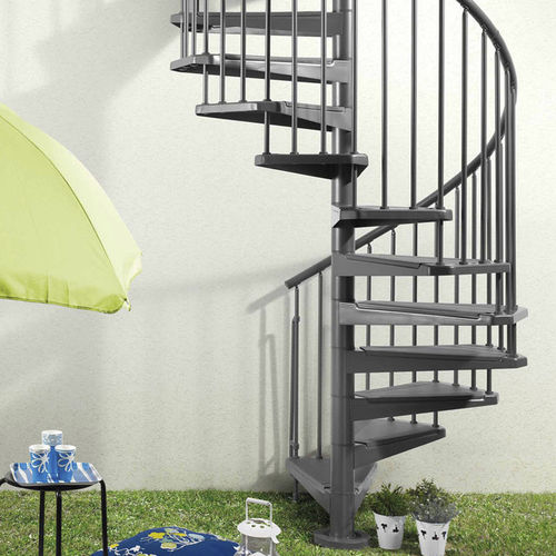 Wendeltreppe - MAGIA : 50 - FONTANOT - ALBINI & FONTANOT - Metallstufen / mit Stahlstruktur / modern