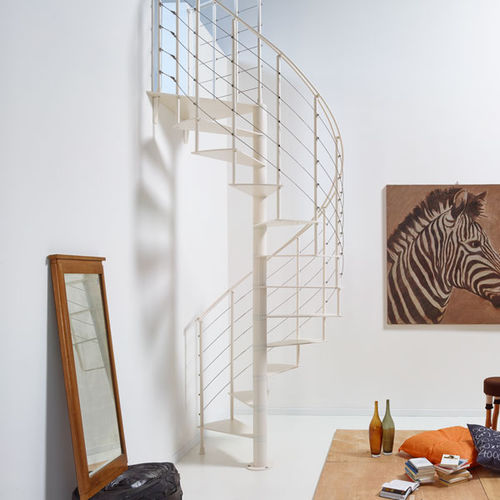 Wendeltreppe - SLIM - FONTANOT - ALBINI & FONTANOT - Metallstufen / mit Gusseisenstruktur / mit Metallstruktur