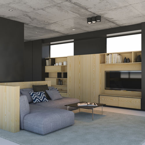 Sperrholzplatte für Bauanwendungen - CLEAN SPRUCE - Decospan - für Innenausbau / MDF