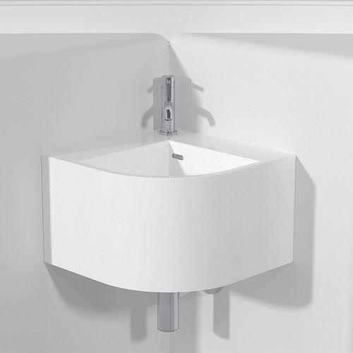 Wand-Waschbecken - ANGLE - Technova S.r.l. - Pietraluce® / individuell gestaltbar / für Eckeinbau