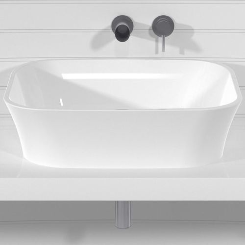Aufsatzwaschbecken - BLUMA - Technova S.r.l. - Pietraluce® / individuell gestaltbar / zweifarbig
