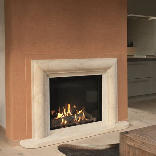 Gaskamin - LUNA DIAMOND 850 V - M-Design - Einbau / Einseitig / geschlossene Feuerstelle