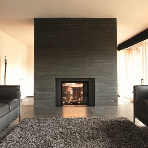 Gaskamin - LUNA DIAMOND 850 DV - M-Design - Einbau / doppelseitig / geschlossene Feuerstelle