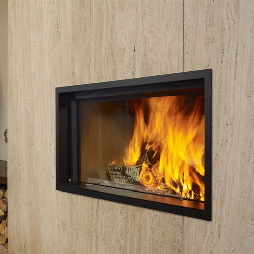 Holzkamin - ARGENTO 900DH BASIC & PREMIUM - M-Design - Einbau / Einseitig / geschlossene Feuerstelle