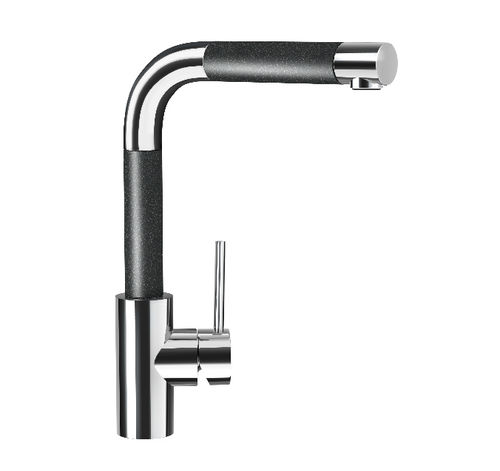 Aufsatz-Einhebelmischer - SC-300 - Schock - aus verchromtem Metall / für Küche / 1-Loch