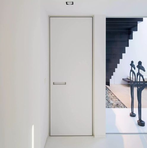 Tür für Innenbereich - MODERN - ANYWAY DOORS - Aluminium / einflügelig / drehend