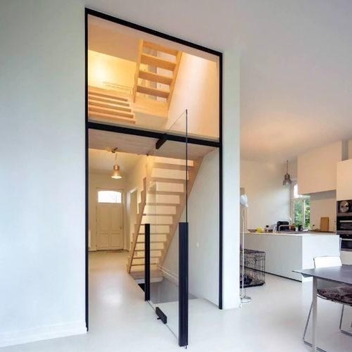 Tür für Innenbereich - ANYWAY DOORS - Glas / einflügelig / drehend