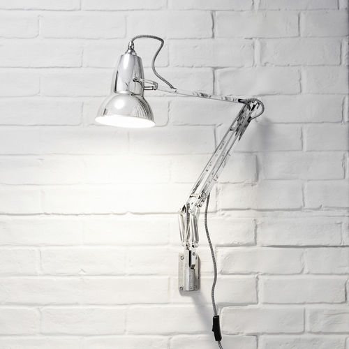Moderne Wandleuchte - ORIGINAL 1227 - Anglepoise® - für Außenbereich / Aluminium / Messing