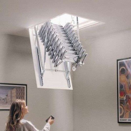 Einschubleiter für Dachboden - ZENITH - SK SYSTEME - Falten / Aluminium