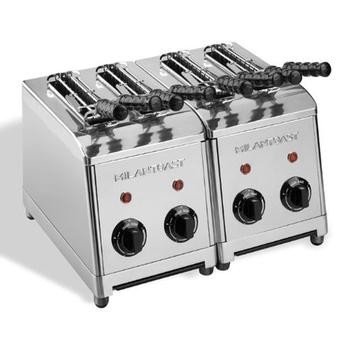 Toaster für professionellen Einsatz - 7040 - Milan Toast - 4-Scheiben / Edelstahl
